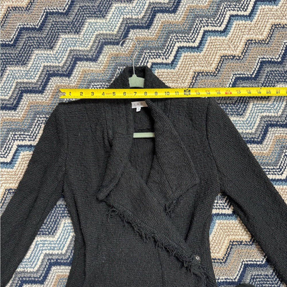 Iro Women's Black Textured Jacket - Picture 2 of 7